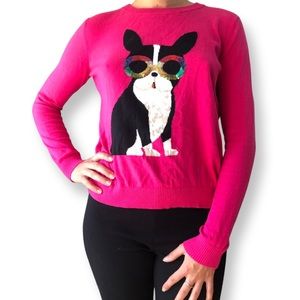 Women’s S Pink Sweater- Frenchie